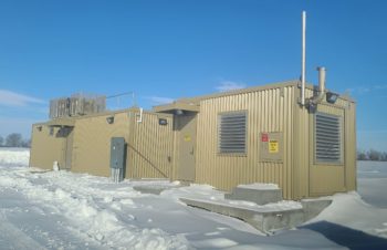 High Power RF Transmission Site - Winter